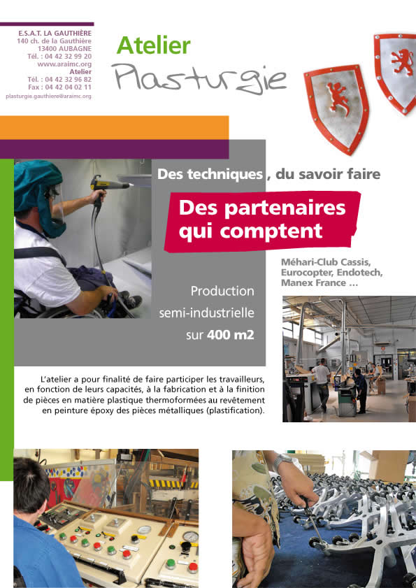 Activité plasturgie