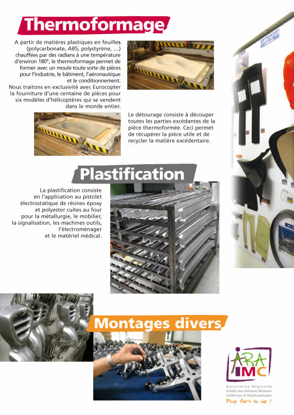Travail en plasturgie