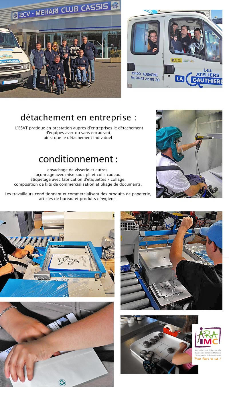 Atelier Conditionnement et Prestations en entreprise